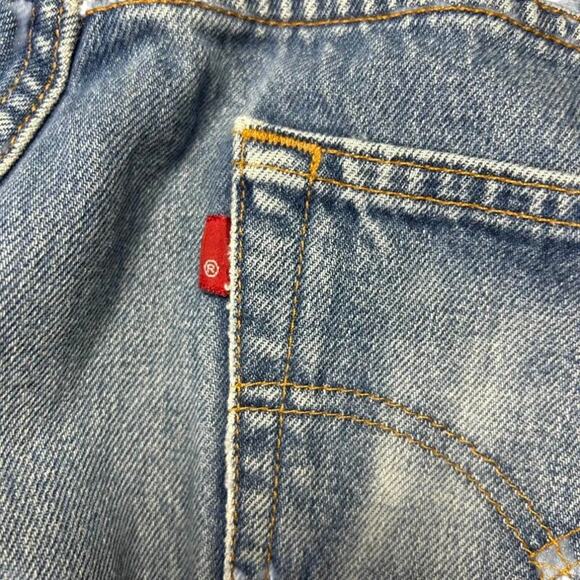 Levi’s 501 Vintage Men’s Straight Leg Jeans Blank Red Tab Size 36x34 - Picture 12 of 15
